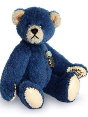 Hermann Mini Teddy blau 6 cm